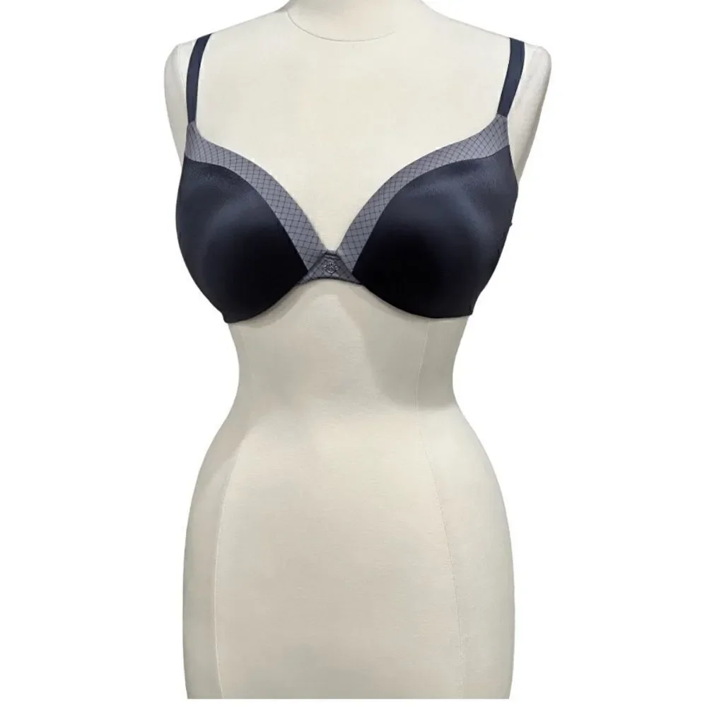Victoria’s Secret Women’s Push-up Bra in Size 34DD in Gray Color